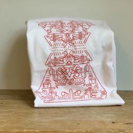 THE BARN (ザ バーン) Tシャツ「CHEMEX」 サイズ S、ホワイト